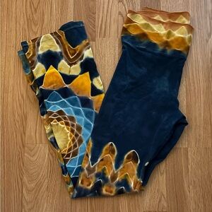 Blue and Orange Skirt